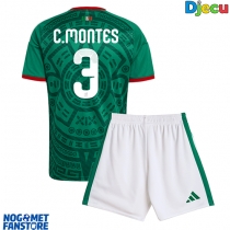 Meksiko Cesar Montes #3 Domaci Dres za djecu SP 2026 Kratak Rukav (+ Kratke hlače)